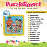 PuzzleSmart Vegetables Sliding Puzzle Toy for Kids | Educational Brain Teaser Game | Improves Focus, Memory & Problem-Solving Skills | Fun Learning Toy for Boys & Girls (Age 3+) - Image 2